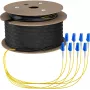 EFB Elektronik cabo trunk OS2 8 fibras LC-LC 120m LSZH Dca O8322S120OS2