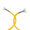 INFRALAN Cat.7A 1250 AWG22 S/FTP 4P CPR Dca 25Gbit/s ready amarelo colza RAL1021, 500m 999833.500-CPR
