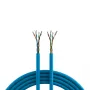 INFRALAN Cat.6A 500 MHz U/UTP cabo de instalação 4 pares, AWG23, CPR B2ca, RAL5015 azul, 305m 99960.305-CPR