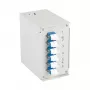 EFB Elektronik Caixa para calha DIN OS2 6x acoplador LC Duplex sem pigtails (BHS60921.6)