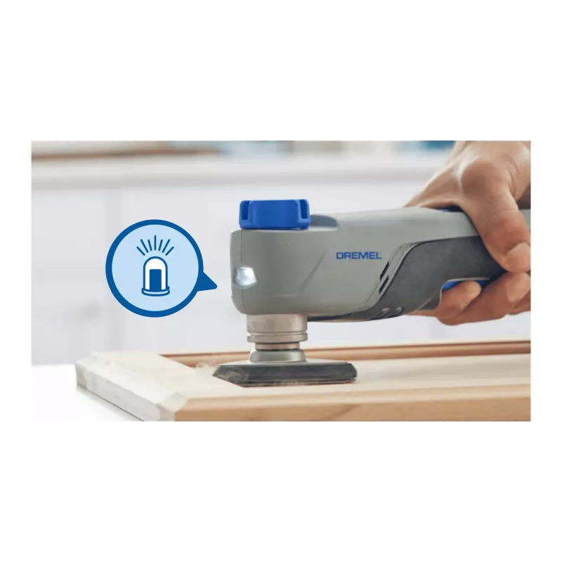 Dremel MM12V-S1 F013CM12JA Ferramenta multifunções a bateria com motor sem escovas de 12V, 1x bateria 2,0Ah, carregador, bolsa macia