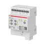 ABB JRA/S4.24.5.2 Atuador KNX para estores/persianas, 4 canais, 24V AC/DC, operação manual, calha DIN 2CDG110298R0011