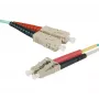 EXERTIS CONNECT Cabo de fibra ótica, 50/125 µm, OM3, SC Duplex para LC Duplex, Turquesa, 4,0 m