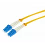 Cabo de patch de fibra ótica Tecline HD, 9/125 µm, monomodo, OS2, LC duplex para LC duplex, amarelo, 3,0 m 799LL03