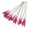 Pigtails de fibra ótica Tecline, OM4, coloridos, LC/UPC, 2,0 m, 12 unidades 20500017