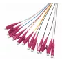 Pigtails de fibra ótica Tecline, OM4, coloridos, LC/UPC, 2,0 m, 12 unidades 20500017