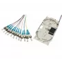 Cassete de splice de fibra ótica Tecline com 12x pigtails OM3, ST/UPC, 2,0 m, 12 unidades (20500035)