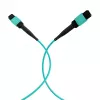 Cabo de patch EFB Elektronik MPO-PLUS fêmea para MPO-PLUS fêmea, OM3 multimodo, 12 fibras, tipo B, LSZH aqua, 5 m MPOF12MPOFOM3-5