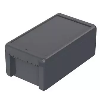 BOPLA Euromas II caixa de parede, policarbonato, cinzento-grafite RAL 7024, 125 x 231 x 90 mm, IP65, IK08 96015234