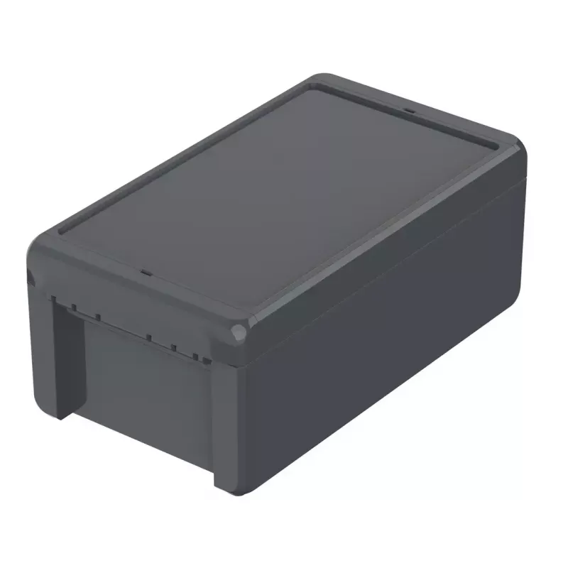BOPLA Euromas II caixa de parede, policarbonato, cinzento-grafite RAL 7024, 125 x 231 x 90 mm, IP65, IK08 96015234