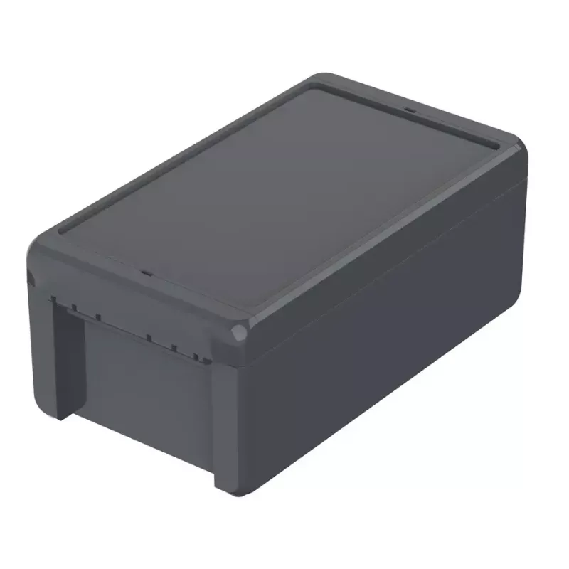 BOPLA Euromas II caixa de parede, policarbonato, cinzento-grafite RAL 7024, 125 x 231 x 90 mm, IP65, IK08 96015234