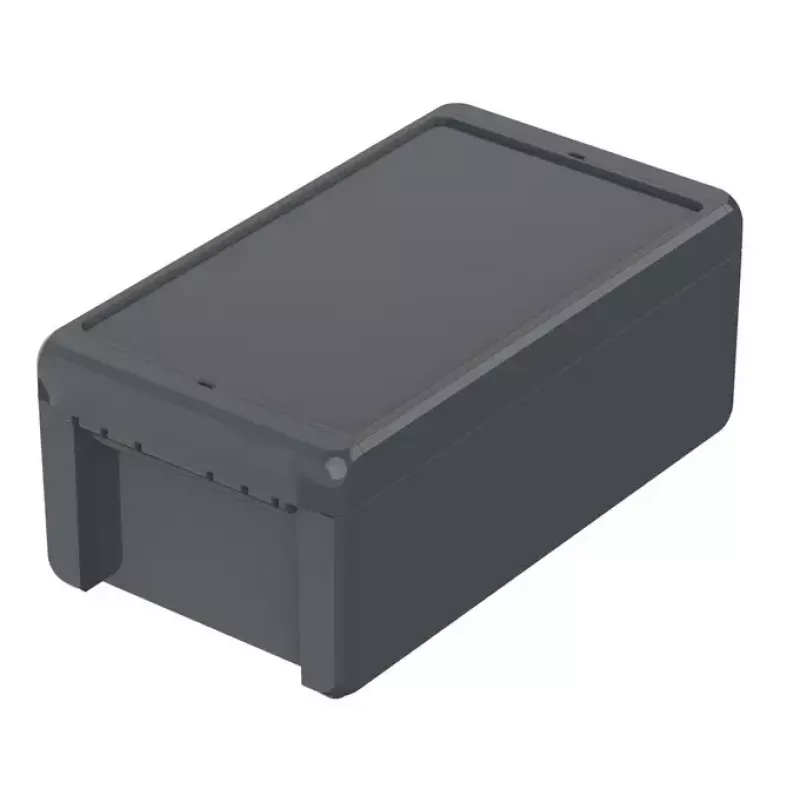 BOPLA Euromas II caixa de parede, policarbonato, cinzento-grafite RAL 7024, 125 x 231 x 90 mm, IP65, IK08 96015234