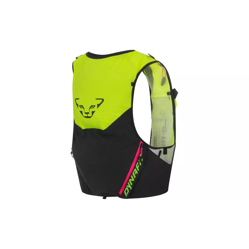 Colete Dynafit DNA 8 - Fluo Yellow/Black Out - XL