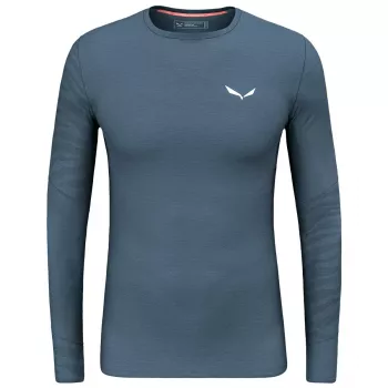 Roupa interior térmica de manga comprida Salewa Cristallo Warm AMR - Dark Denim, L