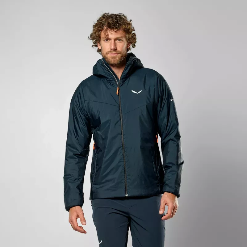 Casaco com capuz Salewa Puez Catinaccio 2 TW – Navy Blazer, tamanho M