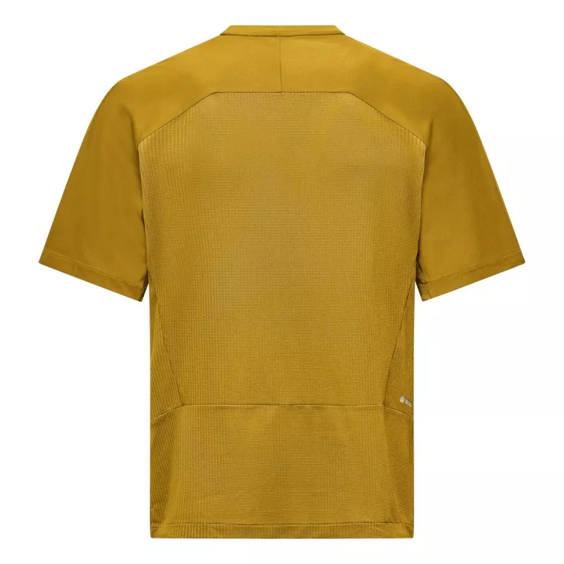 T-shirt desportiva de secagem rápida Salewa Pedroc Dry Hybrid homem - Olive Oil, tamanho L