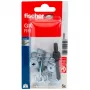 Bucha para pladur Fischer GK RH K NV com gancho redondo, 22 mm, 1 conjunto (510662)