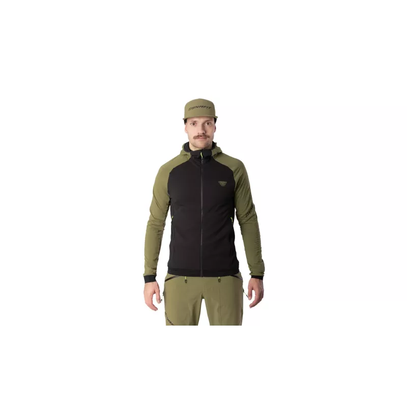 Casaco com capuz Dynafit Radical PTC homem verde-militar tamanho M