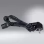 Cabo de alimentação SCHÄFER IT SYSTEMS IEC 60320 C13 para CEE 7/7 Schuko, 2 m, preto 6763200