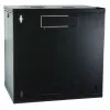 Armário de parede EFB 19 polegadas 12U, fixo, monobloco, RAL 9005, profundidade 600 mm (691712VTS.60)
