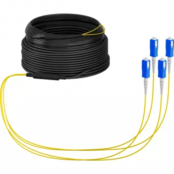 Cabo troncal EFB Elektronik U-DQ ZN BH OS2 4E 1x4 SC-SC 20m Dca LSZH - Cabo de fibra ótica - 20 m O8301S20OS2