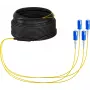 Cabo troncal EFB Elektronik U-DQ ZN BH OS2 4E 1x4 SC-SC 20m Dca LSZH - Cabo de fibra ótica - 20 m O8301S20OS2