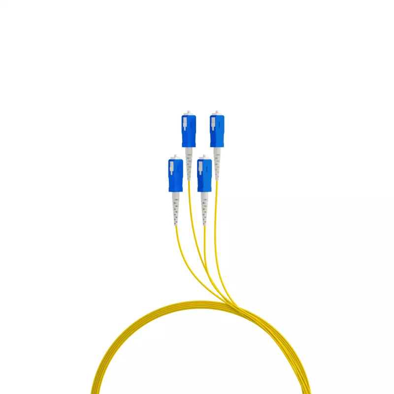 Cabo troncal EFB Elektronik U-DQ ZN BH OS2 4E 1x4 SC-SC 20m Dca LSZH - Cabo de fibra ótica - 20 m O8301S20OS2