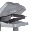 Sistema de contentor de resíduos KEEEPER Ole 35x40x75cm cinzento-claro prateado