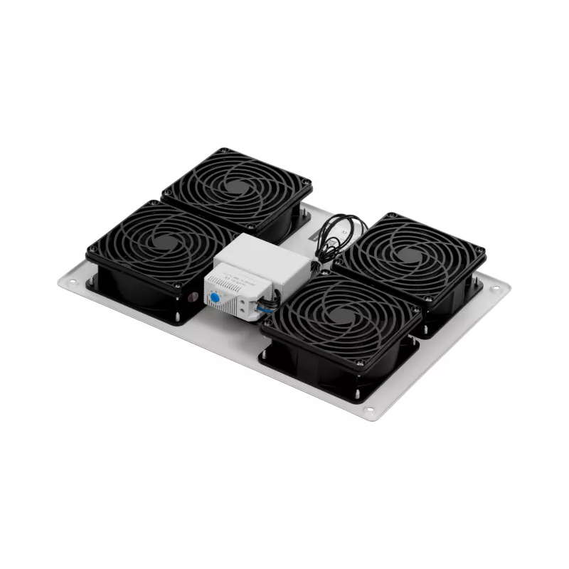 EFB Elektronik PEL-LFD04ET.GR Ventilador de teto quádruplo com termóstato, RAL 7035