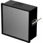 Caixa de embutir Bopla NGS 9806 UNINORM 144 x 144 x 64 mm preto RAL 9005 17980601.MT2