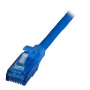 Cabo de patch EFB-Elektronik RJ45 Cat.6A U/UTP LSZH Premium 500MHz azul 15m K8109BL.15