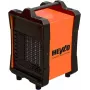 Aquecedor elétrico Master Climate Solutions Heylo DE 2 XL, 2 kW, 90 m³/h, 230 V, 8,7 A, 2 níveis de aquecimento, termostato integrado, proteção contra sobreaquecimento, pega de transporte, aço com pintura em pó 1101922