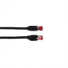 Cabo de patch Cat.7 S/FTP LSZH EFB Elektronik, RJ45, 1,5m, preto K0700SW.1,5