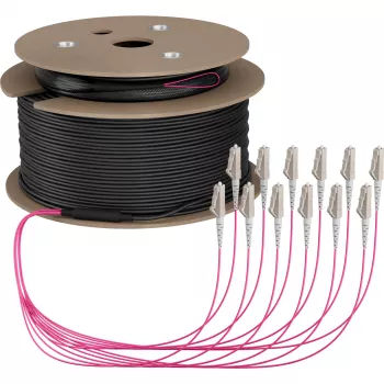 Cabo troncal EFB Elektronik U-DQ ZN BH OM4 12G 1x12 LC-LC 150m Dca LSZH - 150 m (O8342S150OM4)