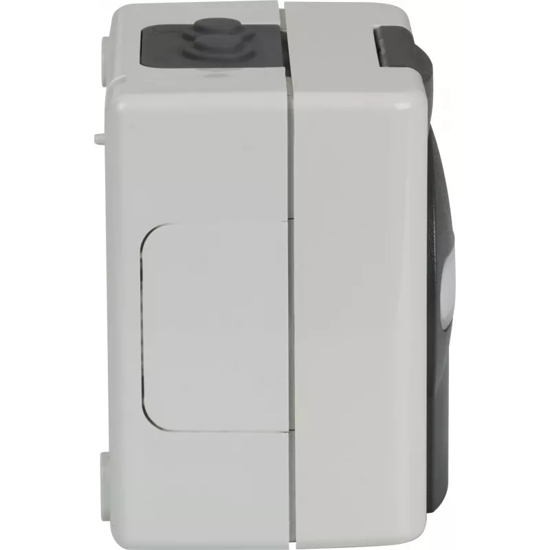 Caixa vazia de superfície para ambientes húmidos EFB ET-25020 para 2 módulos keystone, IP44, cinzento