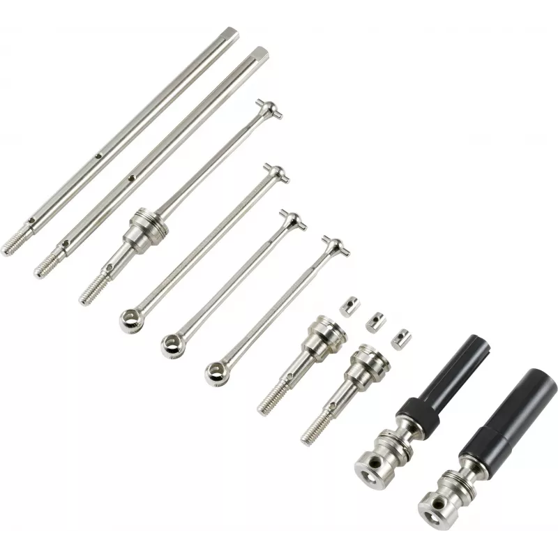Conjunto de veios de transmissão Reely (RE-6538491) para modelos RC Rhino 1:10