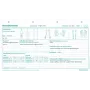 Formulários de documentação de dor BOI Dokutech, A4, 50 folhas, folhas soltas, branco 9206-00239