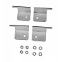 Conjunto de cantoneiras de reforço de estrutura EFB Elektronik WGX-WKS01, aço galvanizado, 4 peças (2x esquerda, 2x direita) para racks de 19 polegadas