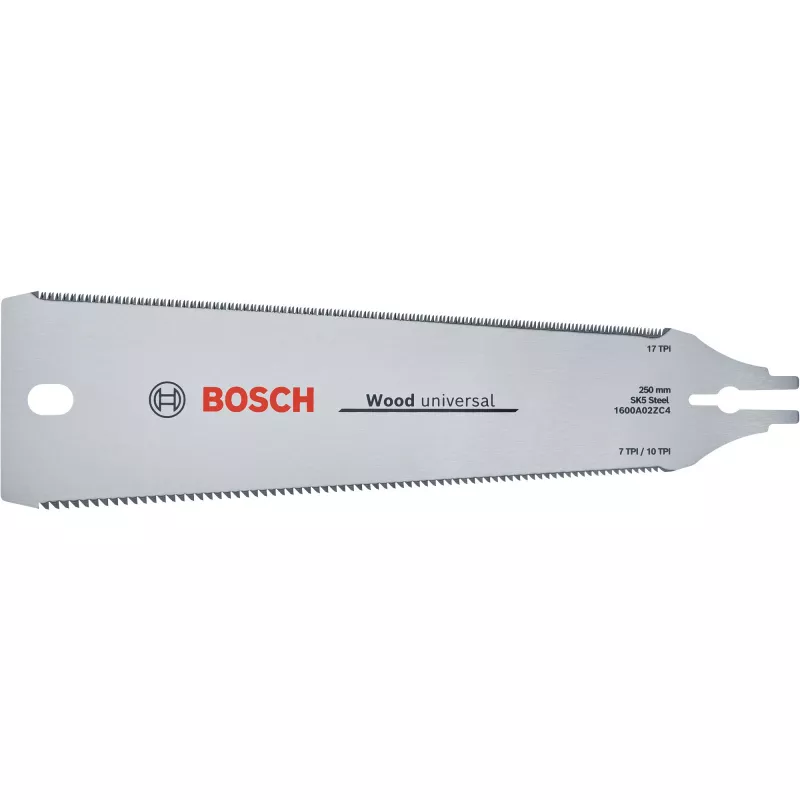 Lâmina de serra japonesa Ryoba Bosch Professional 250 mm, de dois lados, aço SK5 1600A02ZB9