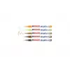 Conjunto de marcadores acrílicos Edding 5300 ponta fina 5 cores diferentes 4-5300-5S-1