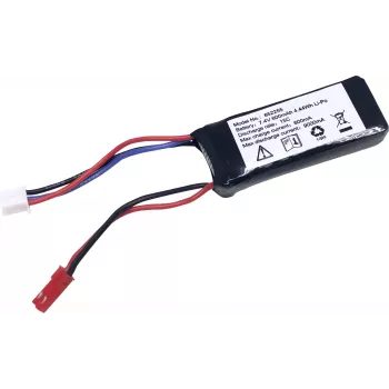 Reely 7,4 V 600 mAh 2S Bateria LiPo stick com ficha BEC (15C) 1614803