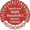 HEIN Industrieschilder DGUV V3 Etiqueta de inspeção NP26-31, redonda 20 mm, adesão permanente, branca, 500/rolo 185658