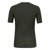 Salewa Cristallo Warm Amr T-shirt verde-azeitona escuro L