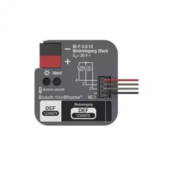 BUSCH-JAEGER KNX entrada binária de 2 canais para encastrar BI-F-2.0.12 (2CDG510023R0021)