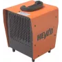 Master Climate Solutions Heylo DE 3 XL aquecedor elétrico 3 kW, 140 m³/h, 230 V, 13,5 A, IP24, 2 níveis de aquecimento, termostato, portátil 1101903