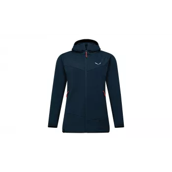 Casaco com capuz em polar Salewa Puez Altavia PL HD mulher - Navy Blazer XS