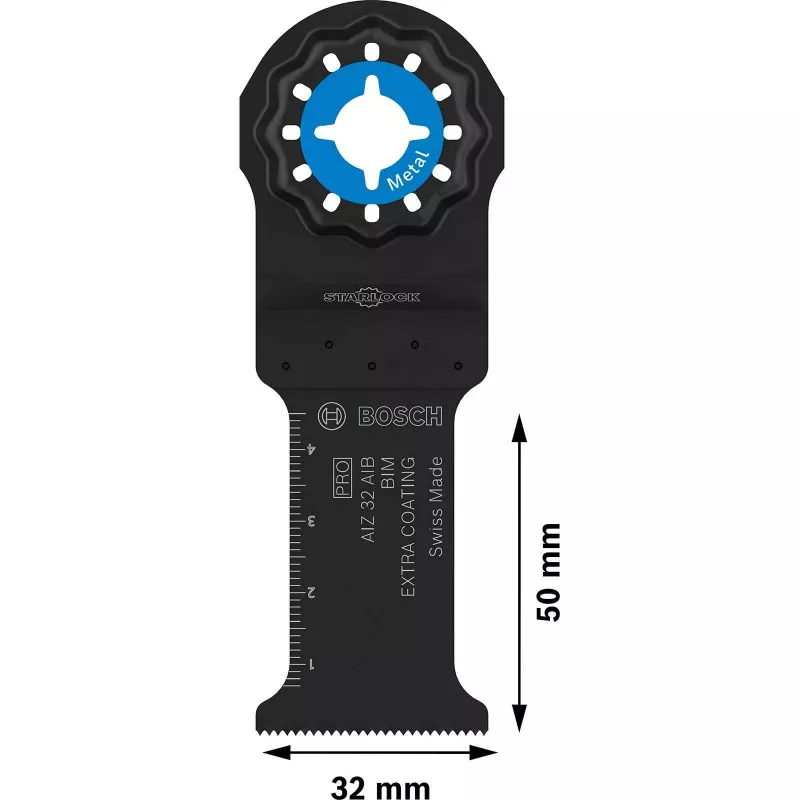 Lâmina de serra de imersão Bosch Professional Starlock AIZ 32 AIB, 32 x 50 mm, bimetal 2608669077