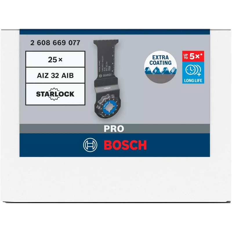 Lâmina de serra de imersão Bosch Professional Starlock AIZ 32 AIB, 32 x 50 mm, bimetal 2608669077