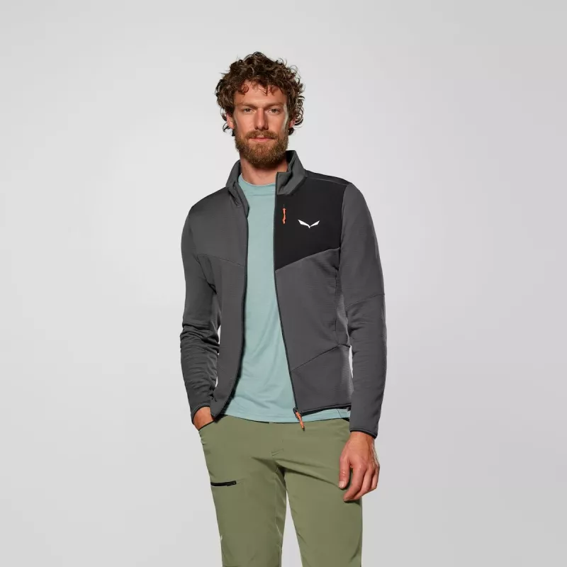 Casaco Salewa Ortles Fleece FZ homem Onyx M