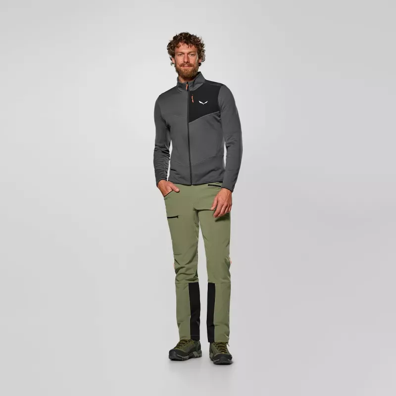 Casaco em polar Salewa Ortles Fleece FZ homem - Onyx, tamanho L